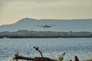 corfu, airplaine, summer