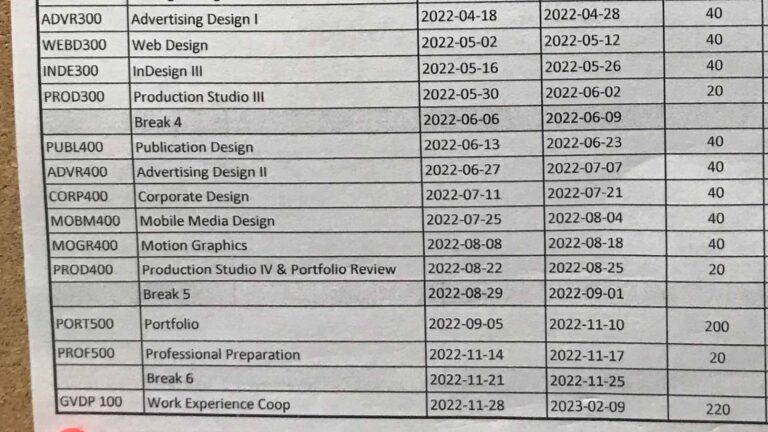 program-schedule